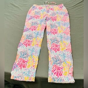 Lilly Pulitzer 100% linen pants